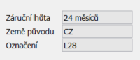 Textová pole obsahující subřetězce v detailu při zobrazení uloženého záznamu
